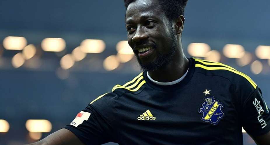 Ghanaian midfielder Ebenezer Ofori scores AMAZING finish for AIK in Swedish league