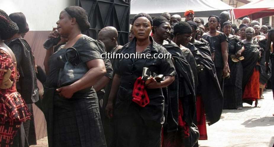 Ghanaians pay last respects to late Asantehemaa Photos