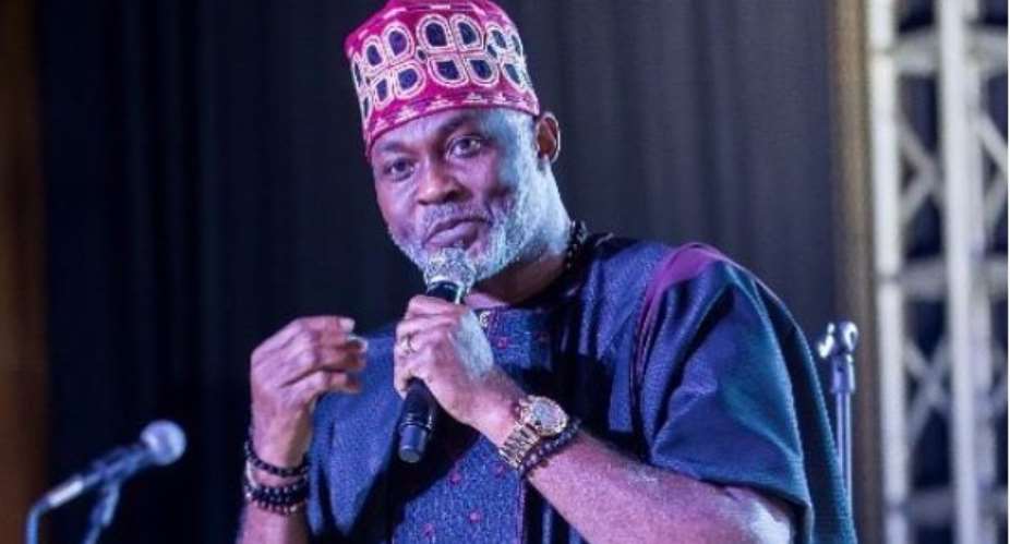 Actor, RMD Looks Cute in Agbada Outfit