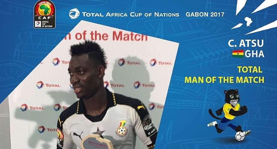 AFCON 2017: Atsu named Man of the Match in Ghanas 1-0 win over Uganda