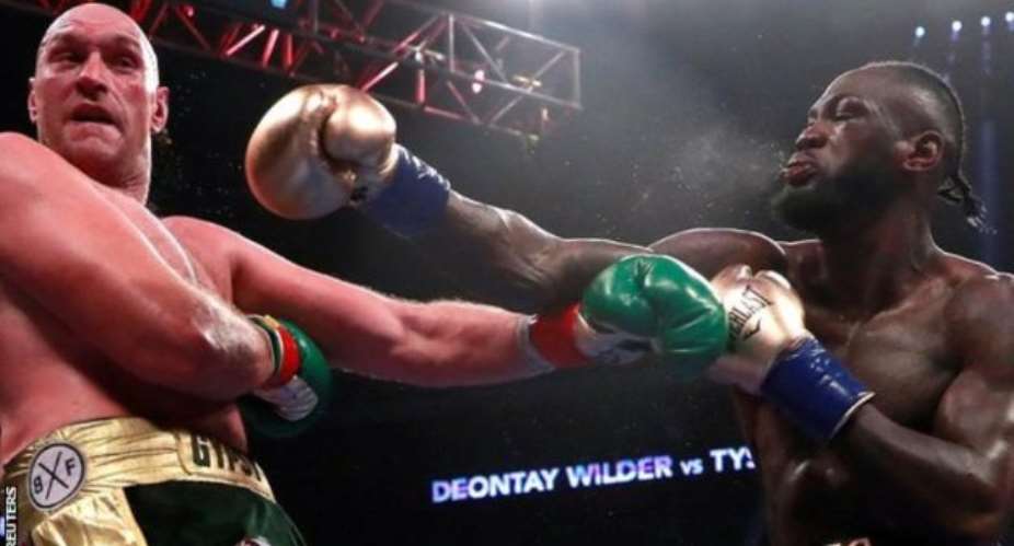 Tyson Fury got up from a 12th round knockdown to draw against Deontay Wilder in December