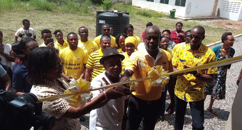 MTN Commissions New Dormitory For Youth Training Center AT WAG