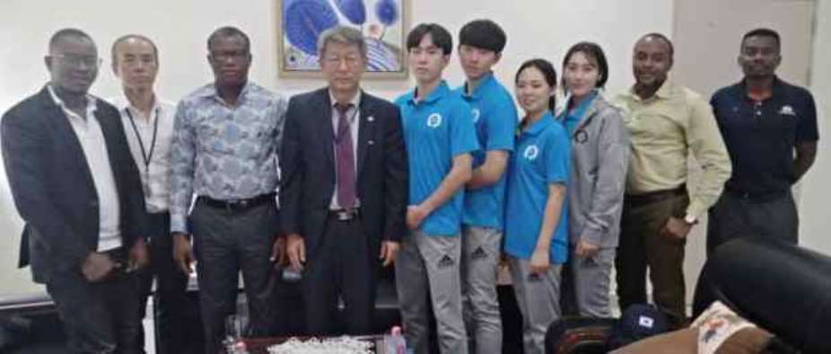 Ghana Taekwondo introduces World Taekwondo Peace Corps to Korean Ambassador, GOC  Others