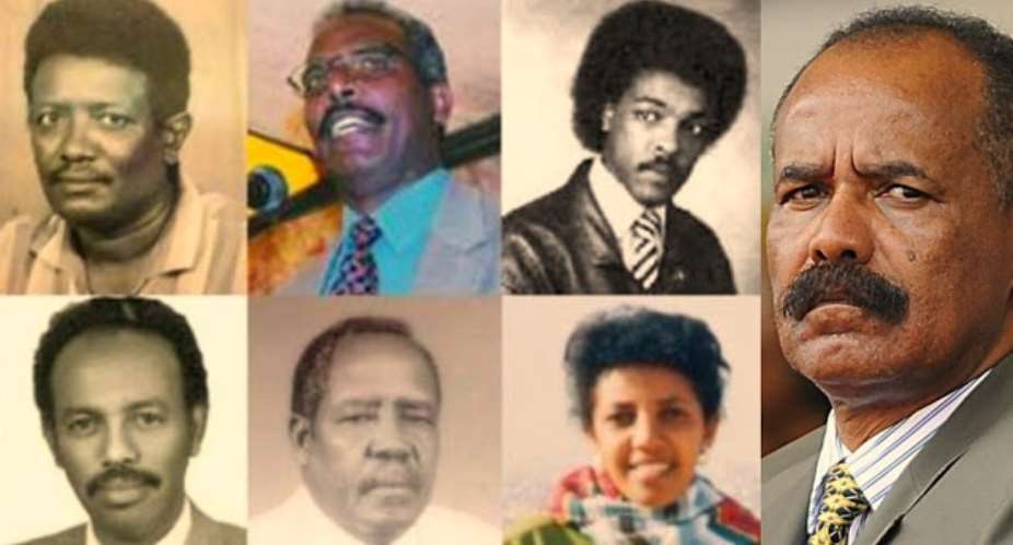 A few of over hundred of political prisoners under the rule of the tyrant Eritrean dictator, Isaias Afewerki
