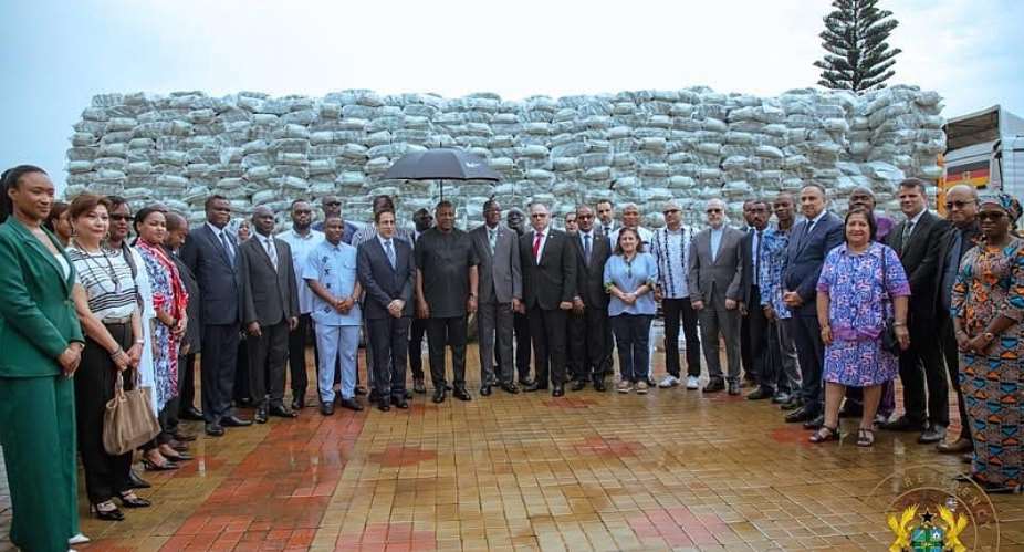 President Mahama donates GH10million worth of relief items to Jamaica, Cuba, and Sudan