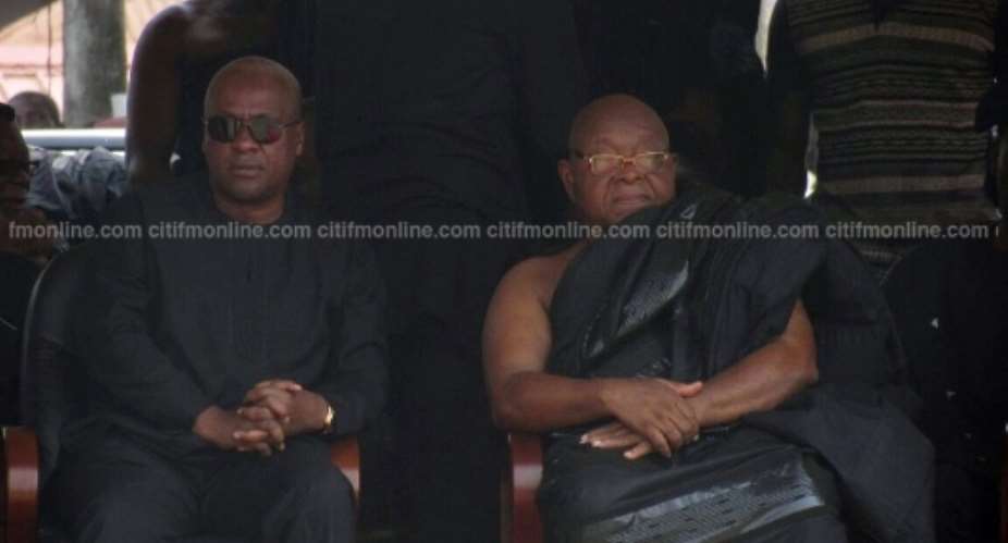 Mahama, Speaker of Parliament, MPs mourn Asantehemaa Photos