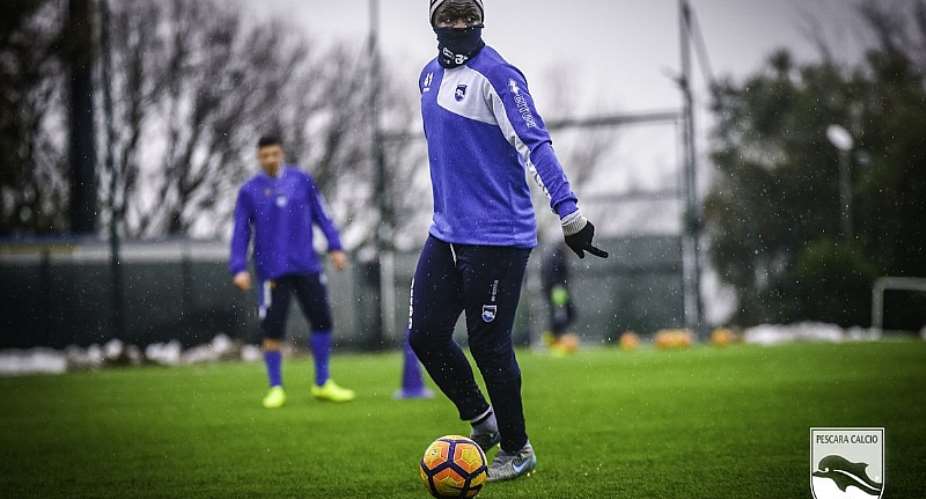Sulley Muntari trains with Pescara ahead of sealing move with Italian Serie A side