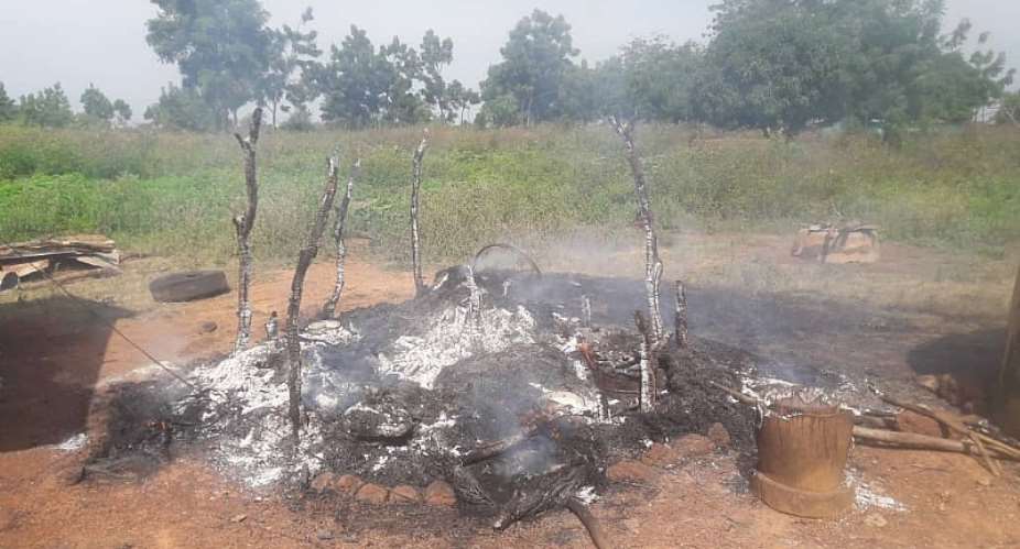 Dirty Scenes In Yendi: Konkombas, Dagombas Clash;, Houses Burnt