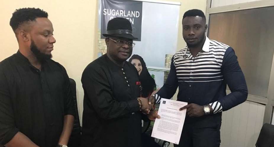 Top Nigerian model Ifezue Emmanuel signed as Sugarland Villa Real Estate Ambassador