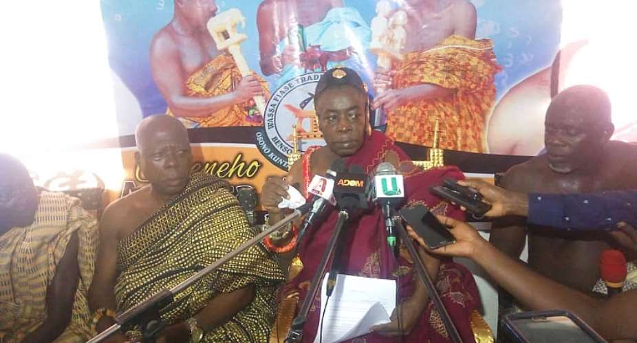 Wassa Fiase Manhene Exposes Regional House Of Chiefs, Police Capo And Chieftaincy Minister