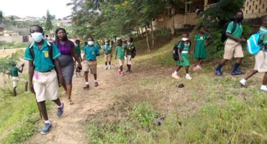 Covid-19: Students in Sekondi-Takoradi go back to school amid mixed feelings