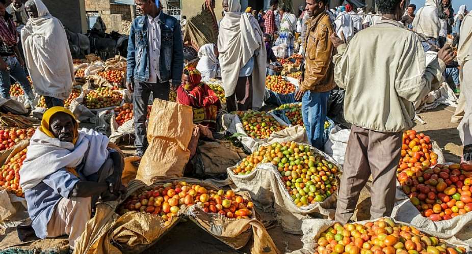 This image was taken at the Hawzien market in Tigray, two years before the war which has put millions in need of emergency food assistance.  - Source: Oscar EspinosaShutterstock