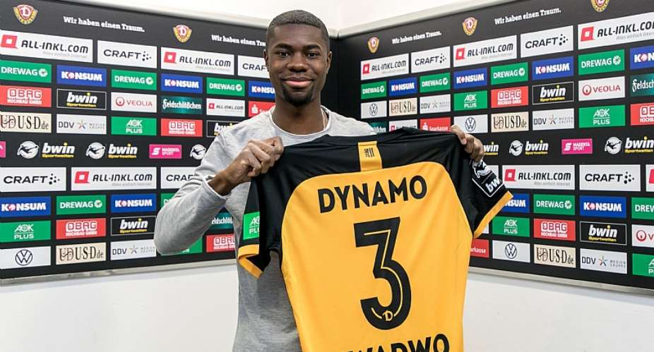 OFFICIAL: Ghanaian defender Leroy Kwadwo joins German outfit SG Dynamo Dresden