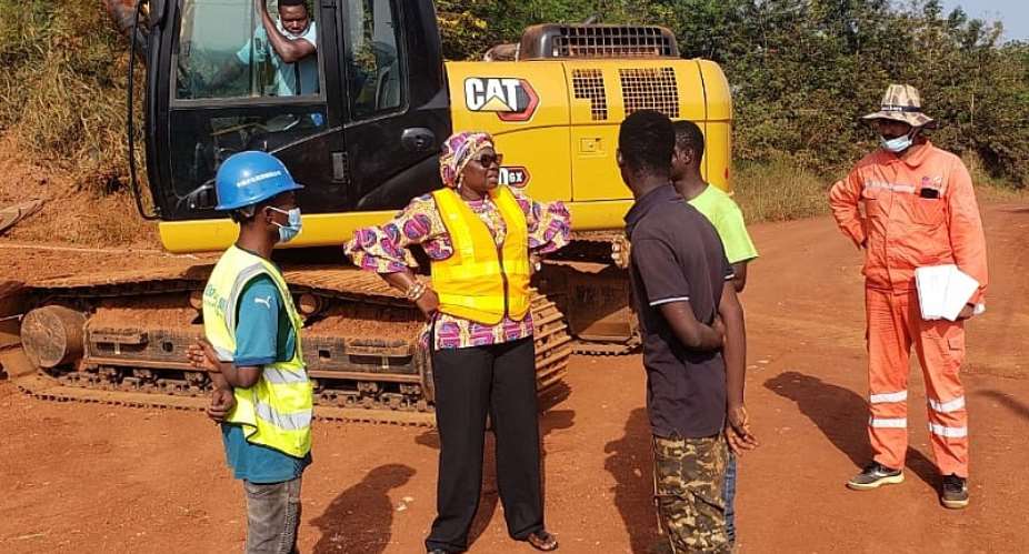 Bono Minister satisfied with ongoing Synohydro road projects in Sunyani