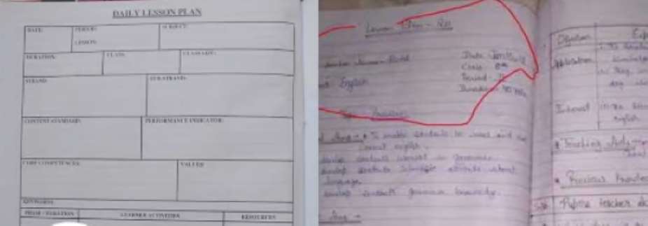 Lesson notes:  Accept both electronic and handwritten notes – GES tells Heads of schools