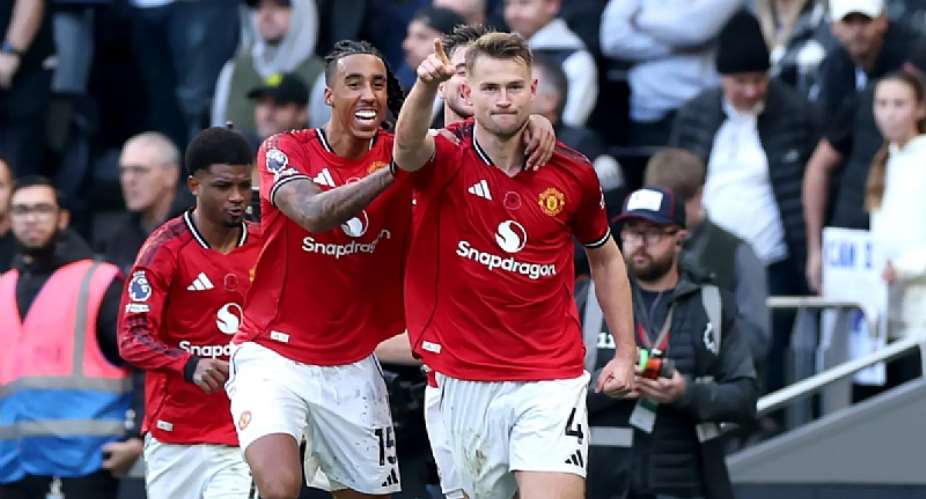 PL: De Ligt scores last-gasp equaliser as Manchester United draw at  Tottenham Hotspur