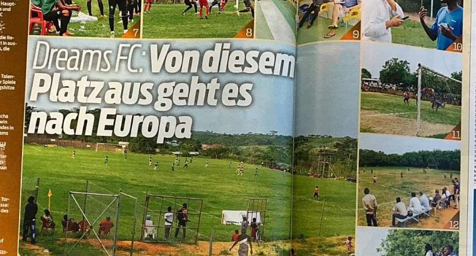 Model club Dreams FC profiled in renowned German newspaper SportsBild