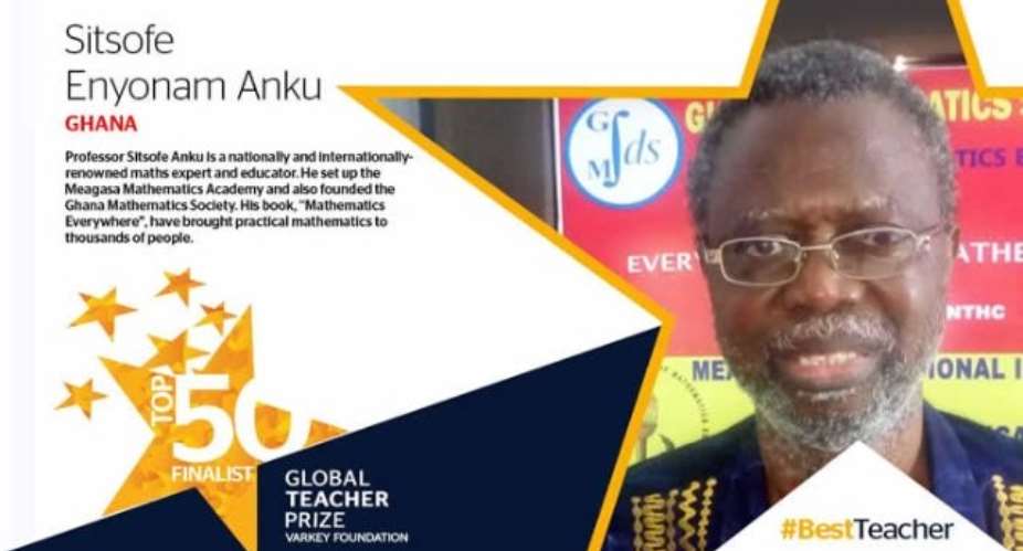 Ghana Mathematics Society President Shortlisted For Global Teacher Prize