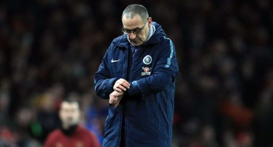 Maurizio Sarri Says Chelsea Are 'Very Difficult To Motivate' After Arsenal Defeat