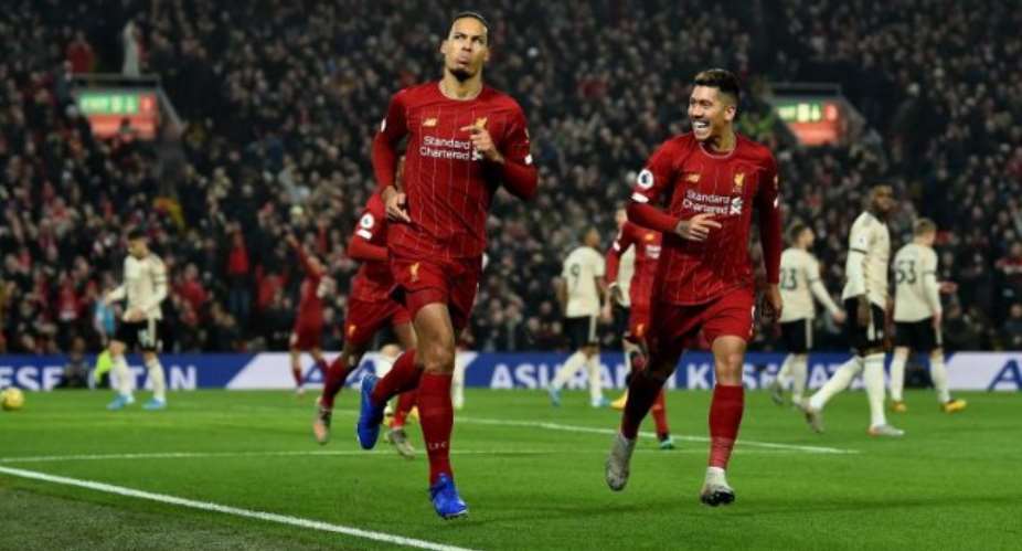 Van Dijk And Salah Down Man United As Relentless Liverpool Move Closer To Premier League Title