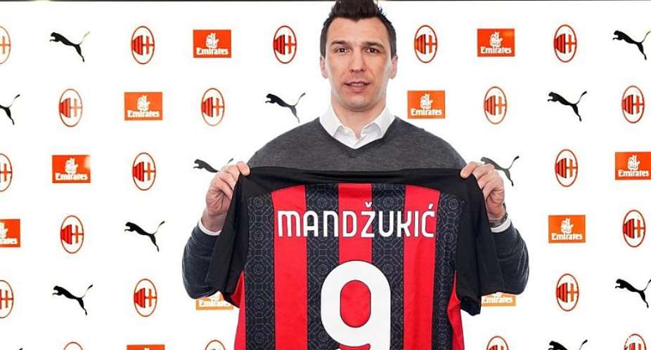 Mario Mandzukic joins AC Milan on short-term deal