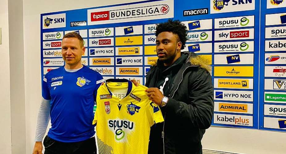 St. Polten sports director Georg Zellhofer delighted with signing of winger Samuel Tetteh