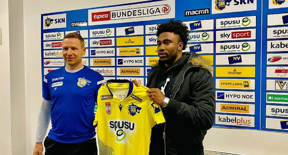 Happy to be here, says Ghana winger Samuel Tetteh after joining SKN St. Polten