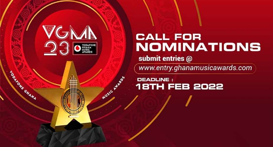 Nominations open for 2022 Vodafone Ghana Music Awards