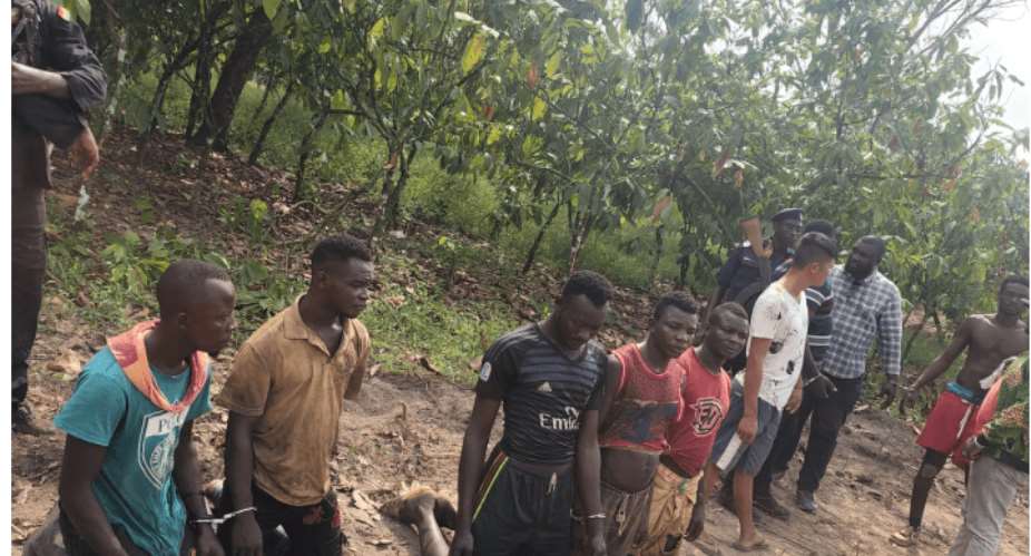 WR: 10 suspected illegal miners including Chinese national arrested at Dominase