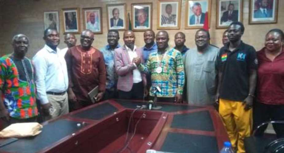 Ghana Armwrestling Federation GAF Calls On Accra Mayor