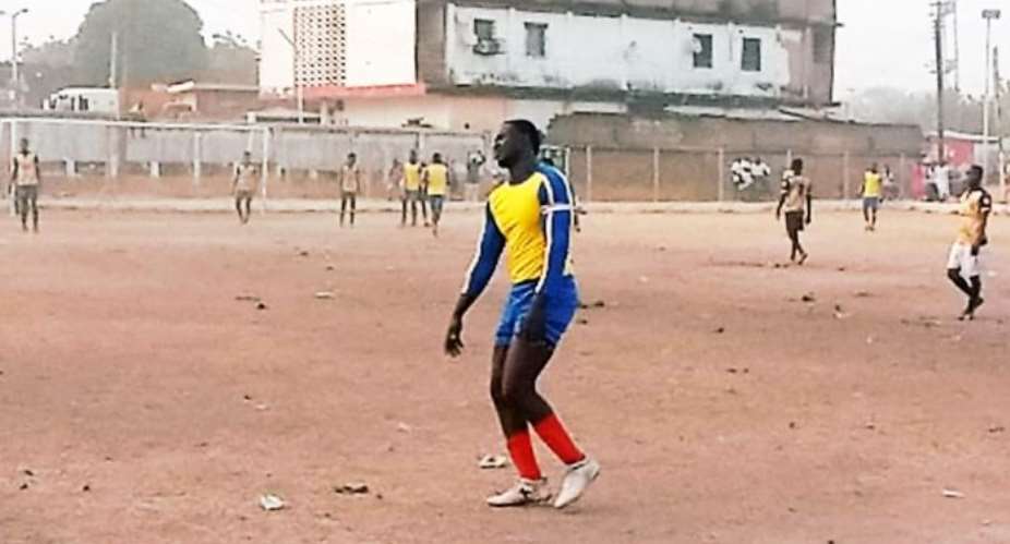 UER: Public Angry As Footballers Bleed On Pitiful Pitches