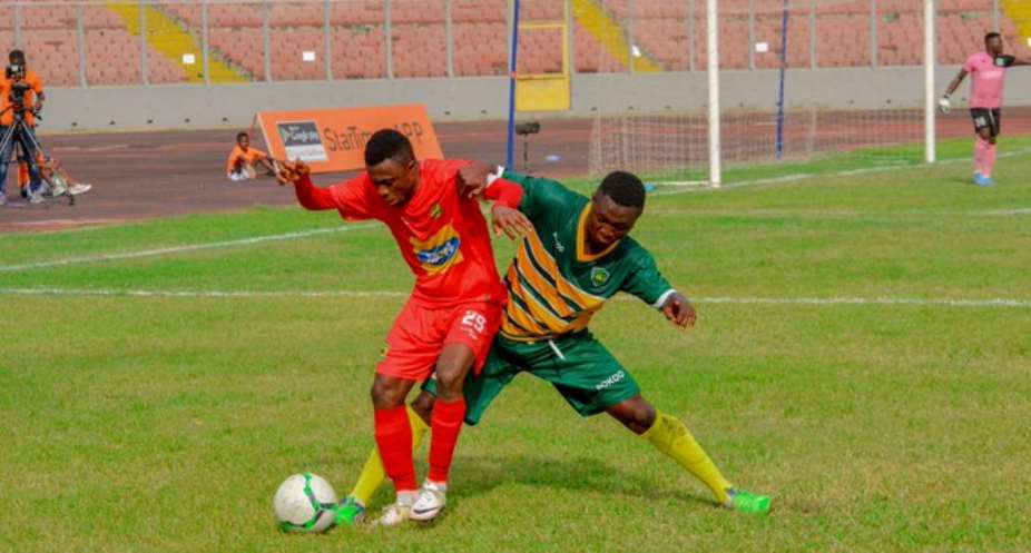 VIDEO: Watch How Asante Kotoko Defeated Ebusua Dwarfs 2-0 In The GPL