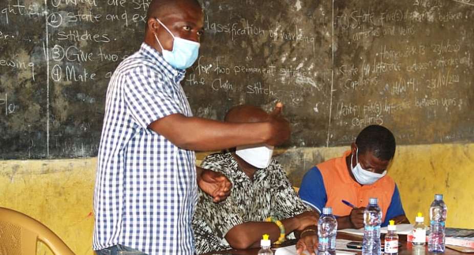 Akatsi South: Assemblymember of Tatorme-Fiato donates PPE to schools