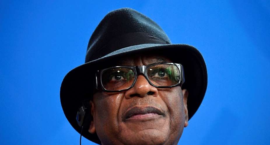 Malian President Ibrahim Boubacar Keta.  - Source: Photo by John MacdougallAFP via Getty Images