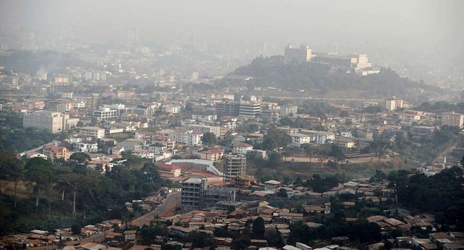 A general view of Yaounde, Cameroon, is seen on January 28, 2022. Journalist Martinez Zogo was recently abducted in Yaounde. ReutersMohamed Abd El Ghany