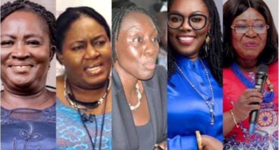 Some prominent female Ghanaian politicians