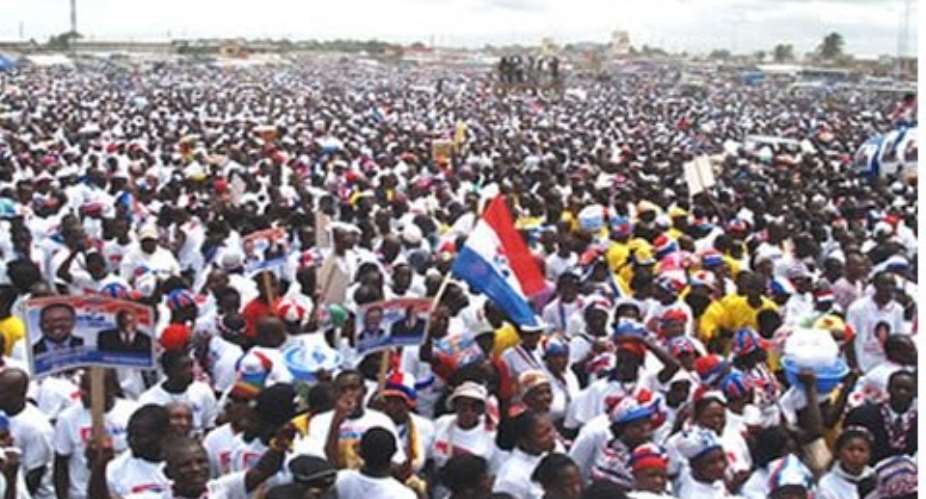 NPP supporters celebrate presidential victory in Tamale