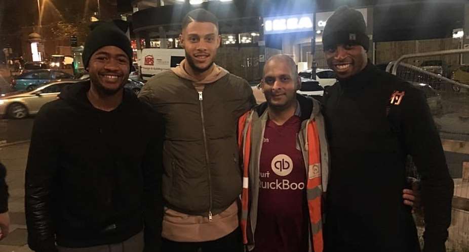 Jordan Ayew and Aston Villa mates help out with homeless charities in Birmingham