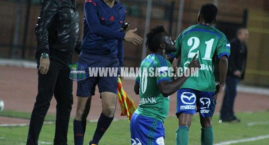 Ghanaian striker Nana Poku scores brace to propel Misr El Maqasah to victory in Egyptian top-flight