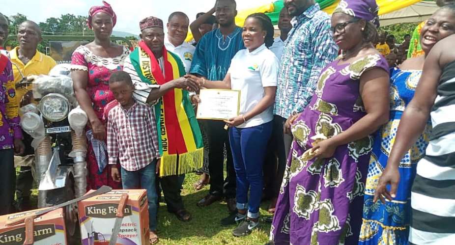 65 Year Old J.B. Tanzienye Adjudged 2019 District Best Farmer In Obuasi East