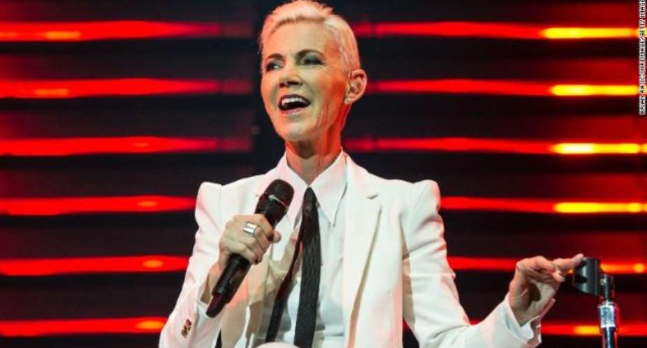 Marie Fredriksson of Roxette performs at London's O2 Arena on July 13, 2015.