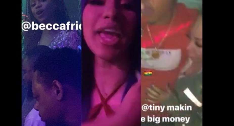 Cardi B parties with rapper T.I., wife, Becca after concert in Ghana
