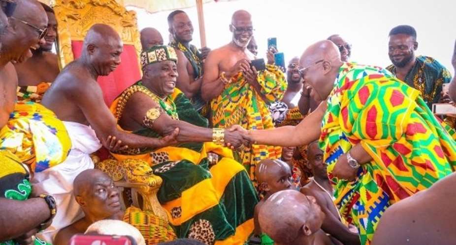 Dont disgrace President Akufo-Addo; lets build the national cathedral – Okyenhene beg Ghanaians