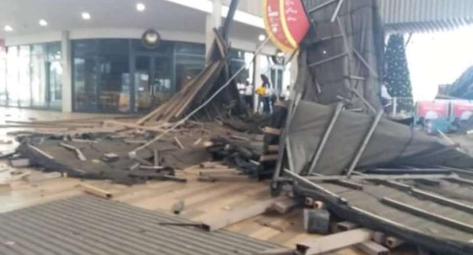 Ceiling At Kumasi City Mall Collapses