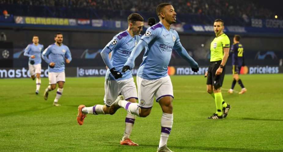 UCL: Jesus Hat-Trick Lifts Man City's Mood In Zagreb