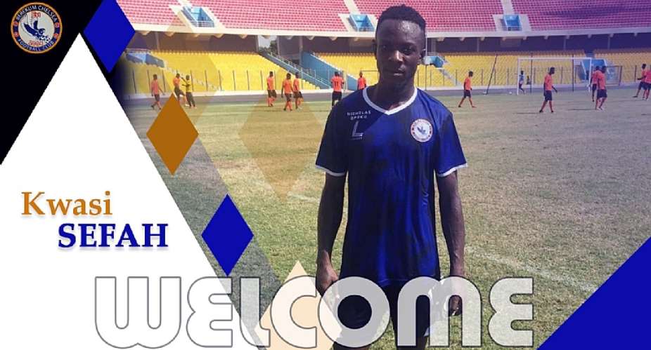 Berekum Chelsea Announce Signing Of Kwesi Sefah From Mighty Royal
