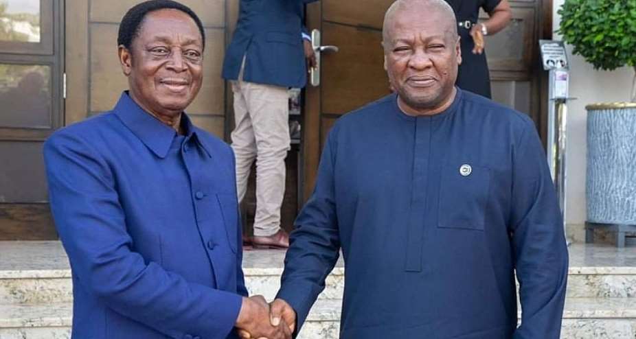 Election 2024: Duffuor also visits Mahama at his residence