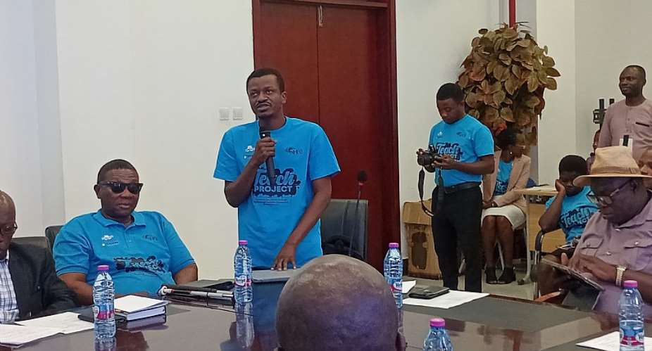 Mr Stephen Aflo, Project Lead of the TEACH Project