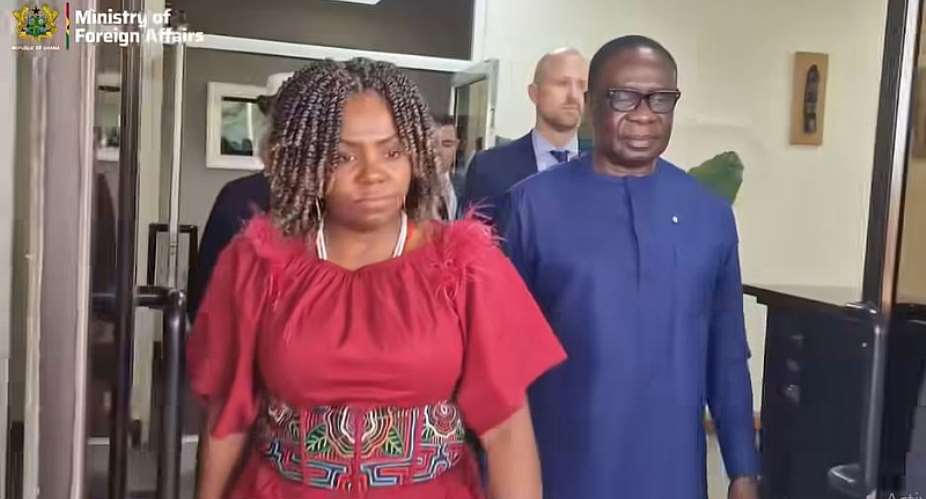 Columbian Vice President lands in Ghana for official visit