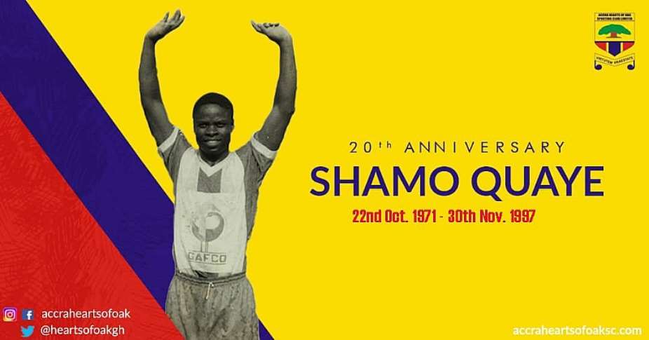 Hearts Of Oak Remembers GREAT Shamo Quaye